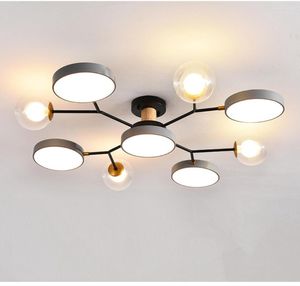 Plafondverlichting Kroonluchters LED-lamp Nordic Binnen Creatief Modern Eenvoudig Voor Slaapkamer Eetkamer Woonkamer Woondecoratie