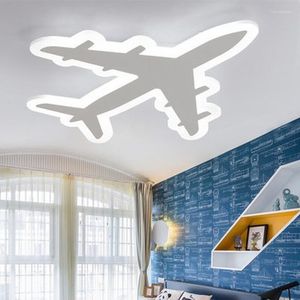 Plafonniers Chambre d'enfants Lampe LED Avion Dessin Animé Creative Chambre Personnalité Chaud Garçon Éclairage