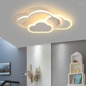 Plafonniers de la chambre pour enfants LED Protection des yeux lampe enfant chambre garçon fille fille dessin animé lampes nordique d'éclairage intérieur nordique