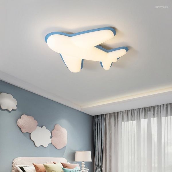 Plafonniers Chambre d'enfant Avion Chambre Lumière Simple Moderne LED Garçon Fille Mode Décoration Créative