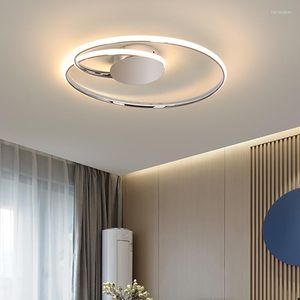 Plafonniers Chrome/plaqué or moderne LED pour salon chambre étude maison déco 90-260V lampe luminaires courrier gratuit