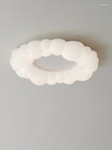 Plafondverlichting Cloud Lamp Woonkamer Glans Moderne Led Slaapkamer Designer Lampen Nordic Ring Restaurant Kroonluchter Verlichting