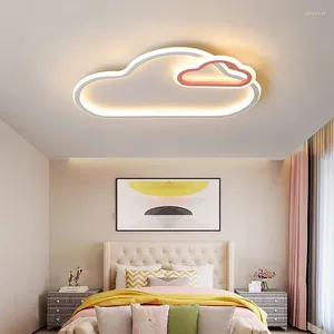 Plafonniers Clouds modernes LED LUSTER ENFANTS CHIBEURS CHAMBRE CHAMBRE PINK / COLOR BLEU Minimalisme Éclairage WF1116