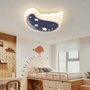 Plafondlampen Conch -lampen creatief oceaan licht onderzeese wereldontwerp kinderkamer pe sconces kinderen meisje slaapkamer