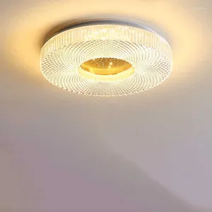Plafonniers Cuivre LED Lumière Postmoderne De Luxe Chambre Nordique Couloir Lampes Lustre Entrée Lampa Sufitowa Salon Meubles