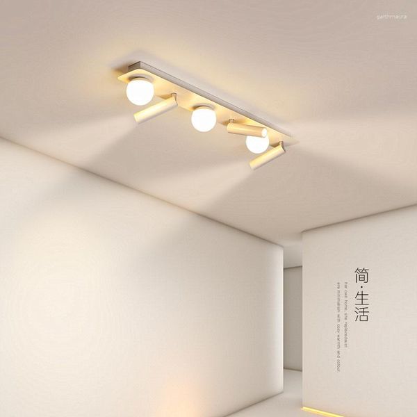 Luces de techo Pasillo LED Moderno Simple Moda Nórdica Sala de estar Guardarropa Dormitorio Accesorios de iluminación creativos