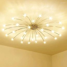 Plafonniers Lustre créatif Chambre Salon Luminaire moderne G4 Star Luminaires Lustre LED pour enfants