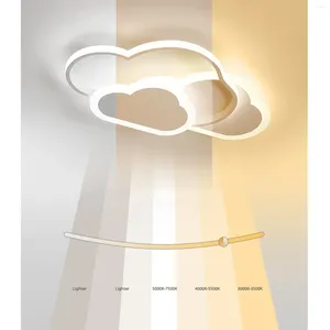 Plafonniers Creative Cloud Light Chambre d'enfant Design Luminaire Décor À La Maison Moderne LED Lustre Dessin Animé Lampe Suspendue
