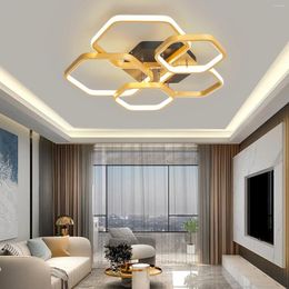 Luces de techo LED modernas y creativas para sala de estar, dormitorio, niños, lámpara para el hogar, funciona con Smart Alexa