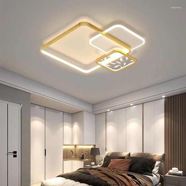 Luces de techo Anillo creativo Dormitorio Luz LED empotrada Lámpara de estudio de personalidad cálida minimalista moderna Iluminación nórdica para sala de estar