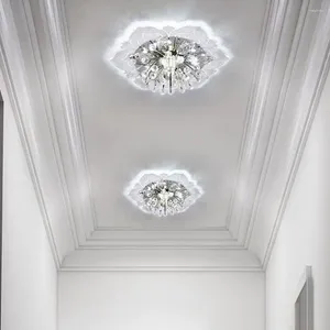 Plafondverlichting Kristal Binnenverlichting Helderheid Ingebed armatuur Bescherm ogen Eenvoudige installatie voor slaapkamer Badkamer