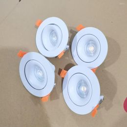 Luces de techo empotradas GU10 Led Down Light con foco de 6w para iluminación interior del hogar 4 piezas por lote Downlight de superficie blanco y negro