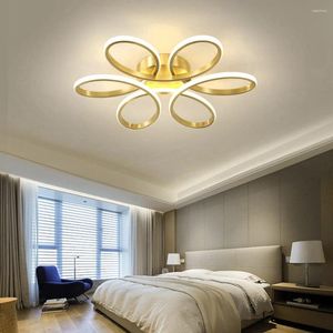 Plafonniers Fleur Design Lampe encastrée 12W Ménage LED Lustre Trois Couleurs Super Bright Eye Care Pour Couloir Escalier