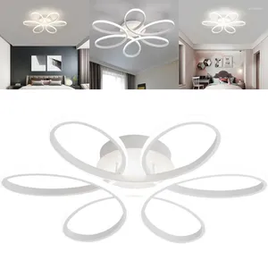 Plafondlichten spoeling mount lamp 12w huishouden led kroonluchter drie kleuren bloemontwerp super fel fel oogverzorging woning decor armatuur