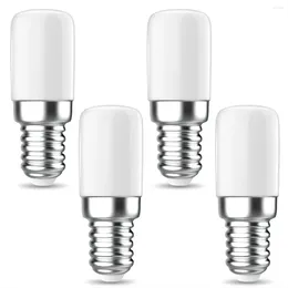 Filans de plafond Fridge Bulbe 1.5W E14 LUMIÈRE LED 150lm Blanc chaud 3000k Bulbes d'économie d'énergie pour la pochette 4 Pack