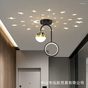 Plafondverlichting Glazen lamp Moderne led-badkamerplafonds Eenvoudig lichtkubusarmatuur
