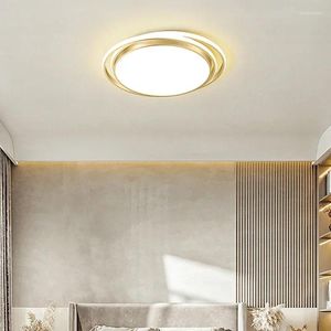 Plafondlampen gouden led licht slaapkamer bedkamer in het bed woonkamer