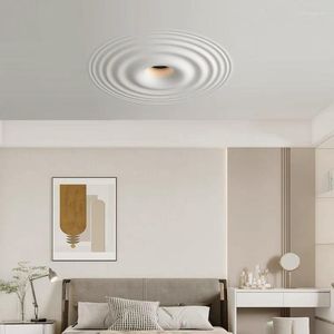 Plafondverlichting gipslamp randloos creatief water rimpel licht modern kunst decor slaapkamer woonkamer gangplaats spotlight