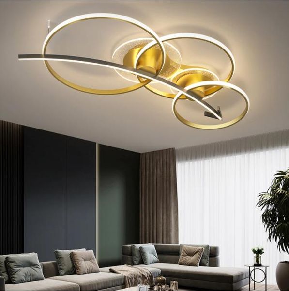 Luces de techo HengYuan European Arrow Lamp Post Modern Simple Living Room Luxury Dining Dormitorio Estudio Iluminación