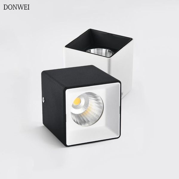 Plafonniers haute luminosité COB LED lumière 3W 5W 7W 12W Spot monté en Surface pour Bar cuisine chambre salon