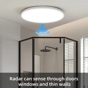 Plafondverlichting Inductielicht LED Automatische bewegingssensor Radar Garage Zolderdeur Voorgang Menselijke infrarood slimme kamerlamp