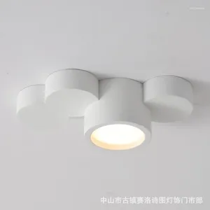 Plafonniers LED de lumière industrielle pour salon plafonds de salle de bain plafonds en tissu lampe de cuisine