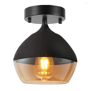 Plafondverlichting Industrieel Modern Licht Vintage Kleine Lamp Hal Badkamer Voordeur Ingang Glazen Verlichtingsarmatuur