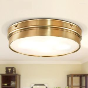 Plafondlampen Italië 1 pc keuken restaurantlamp armaturen voor eetkamer slaapkamer koper boetieks commerciële verlichting