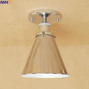 Plafondverlichting IWHD Plafonnier LED-verlichtingsarmaturen Gang Vintage Edison Industriële huisverlichting