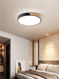 Plafondverlichting Japans Houten Hoofdslaapkamer Licht Eenvoudig Creatief Warm Romantisch Klein Nordic LED Woonkamer Armatuur