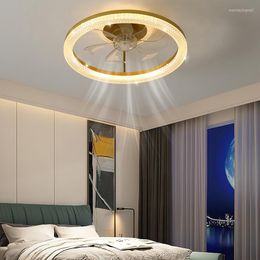 Plafondlampen JJC multifunctionele ventilatorlamp huishouden Mute LED geschikt voor woonkamer slaapkamerstudie