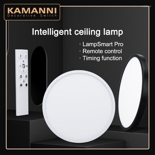 Plafonniers KAMANNI Smart Light Mobile APP Télécommande Couleur Température Luminosité Voix 24W 28W 38W