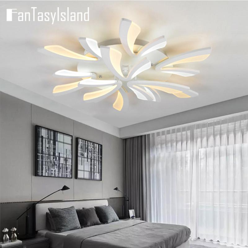 Deckenleuchten Lampe Moderne Kronleuchter für Wohnzimmer Schlafzimmer Esszimmer Küche WeißSchwarz Fertig V-förmiger kreativer LED-Kronleuchter