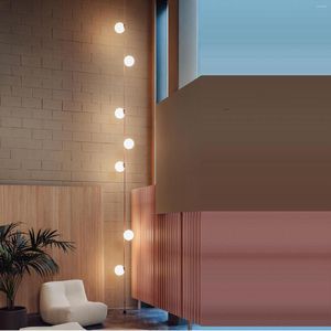 Luces de techo LED Cinturón textil artístico DIY Glass Bubble Lamparas De Techo Chandelier Light.Lámpara de techo para sala de estar
