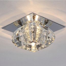 Plafonniers LED Chandelier Modern Crystal Pendant lampe à lampe pour la décoration intérieure