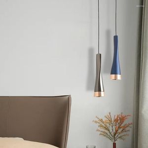 Plafondverlichting LED Kroonluchter Eenvoudige Creatieve Persoonlijkheid Nordic Vierkant COB Dimmen 7W 12W Restaurant Bar Decoratieve Lamp