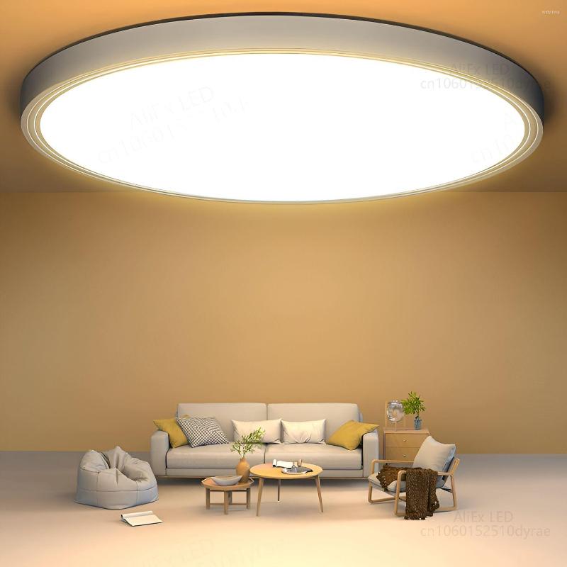 Plafonniers LED panneau lumineux circulaire 6W 9W 13W 18W 24W lampe AC 85-265V montée en Surface pour la décoration de la maison