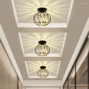 Plafonniers LED Crystal Light Couloir Minimaliste Moderne Petit Balcon Créatif Luminaire D'entrée