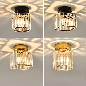Plafondlampen LED Crystal moderne lamp ronde vierkante verlichting voor woonkamer voor veranda decoratie verlichtingsarmaturen