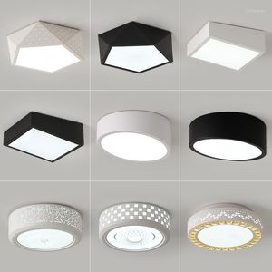 Plafondlampen LED voor woonkamer studeren slaapkamer huis december moderne AC165-265V Lamparas de Techo Lamp Pane
