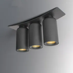 Plafonniers LED lumière nordique vers le bas pour cuisine salon chambre lampe de montage en surface