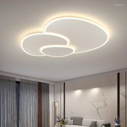 Plafonniers LED Moderne Lumière Ronde RC Dimmable Salon Pour Chambre Couloir Bureau Étude