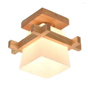 Plafonniers Lumière Led Applique Murale Rustique Chambre Cuisine Japonaise Couloir Couloir Ferme Pendentif Salon Maison