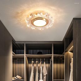 Plafonniers Lumière Luxe Balcon Couloir Lampe Simple Moderne Nordique Entrée Créative Porche LED