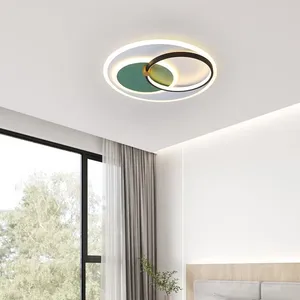 Plafonniers Salon Chambre Étude Réglable Lumière LED Rond/Carré Moderne Adapté