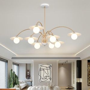 Plafondlampen woonkamer kroonluchter moderne eenvoudige sfeer licht luxe Noordse eetlamp 2022 slaapkamer oogbeschermingslampjes