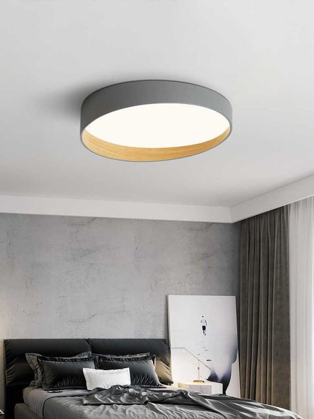 Plafonniers salon phare rond simple atmosphère moderne lumière LED principale luxe chambre plafonnier 0209