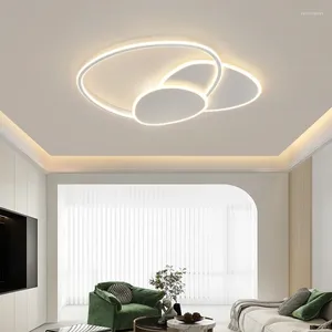 Plafonniers Lampe de salon 2024 Simple Ambiance moderne Chambre principale Salle à manger Étude Minimaliste Led