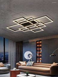 Plafondlampen woonkamerlampen moderne minimalistische sfeer 2022 lamp Noordse verlichting combinatie familie interieur