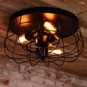Plafondlampen Loft Style Fan Edison Bulb Balkon Vintage Light Study / Restaurant Bar